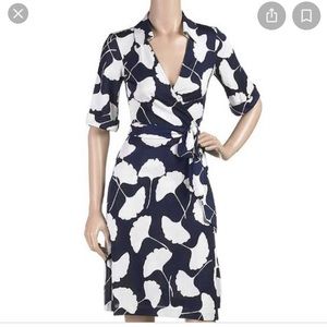 DVF signature wrap dress